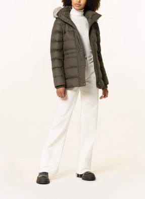 TOMMY HILFIGER Daunenjacke mit abnehmbarem Kunstpelz