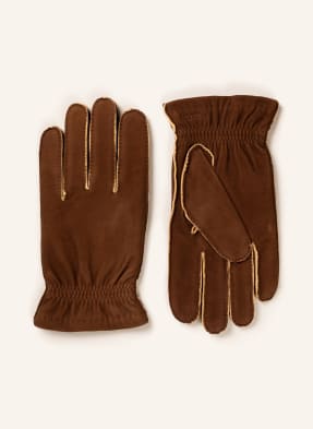 HESTRA Leather gloves ANDRE