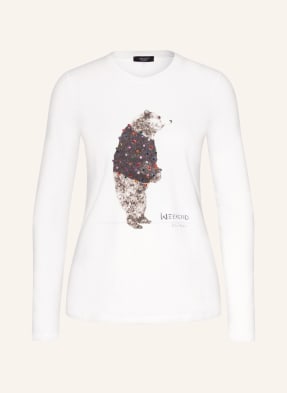 WEEKEND MaxMara Long sleeve shirt TALLERO with decorative gems 