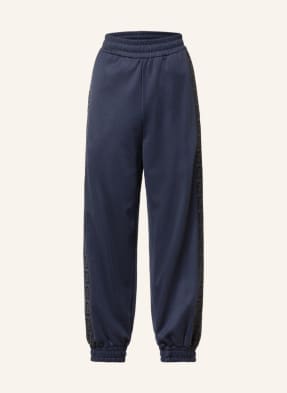 FENDI Pants in jogger style with tuxedo stripes