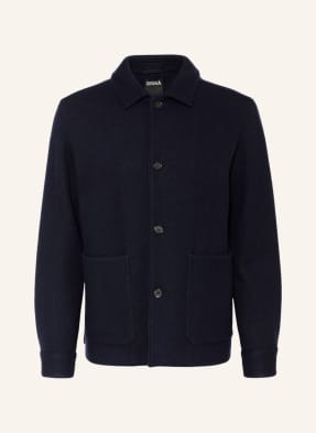 ZEGNA Overshirt with cashmere