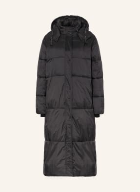 10DAYS Quilted coat with removable hood