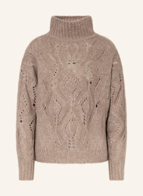HEMISPHERE Oversized sweater made of cashmere with glitter thread