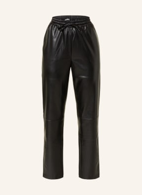 MRS & HUGS 7/8 trousers in leather look