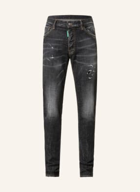 DSquared² Denim Andere materialien jeans in Schwarz für Herren Herren Bekleidung Jeans Röhrenjeans 