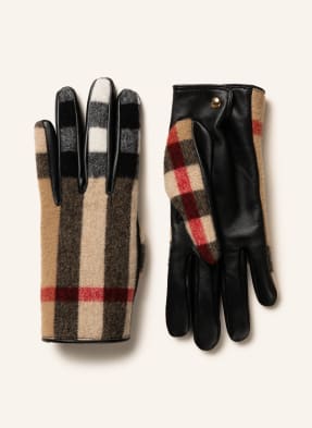 BURBERRY Leather gloves VICTORIA