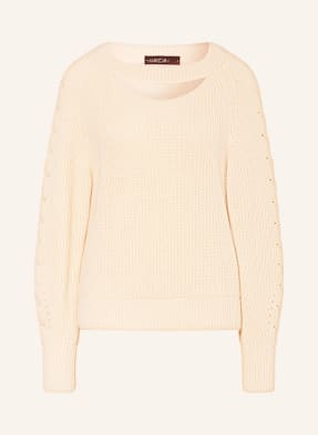 MARC CAIN Sweater with cut-out