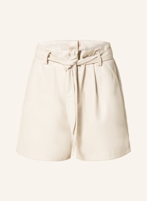 RINO & PELLE Paperbag-Shorts in Lederoptik 