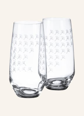 Nude Finese Grid Drinking Glasses (Set of 4)