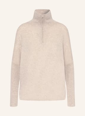 darling harbour Half-zip sweater with cashmere