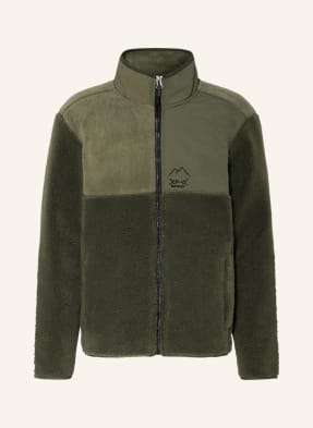 Superdry Teddy jacket in mixed materials