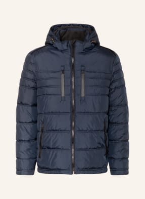 bugatti Quilted jacket with detachable hood