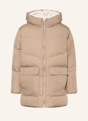 TOMMY HILFIGER Quilted jacket with faux fur