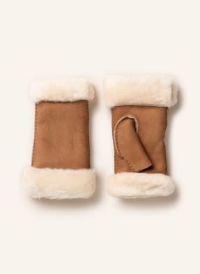 UGG Leather cuffs with real fur