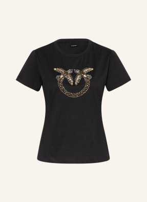 PINKO T-shirt QUENTIN with decorative gems
