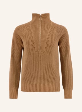 FYNCH-HATTON Half-zip sweater made of merino wool