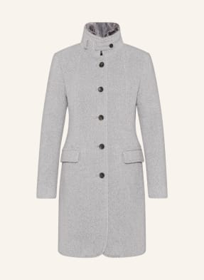 CINQUE Wool coat CIASTRALA with detachable faux fur