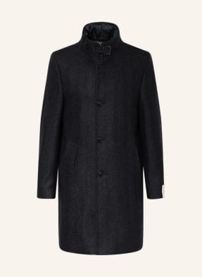 BALDESSARINI Wool coat with removable trim  