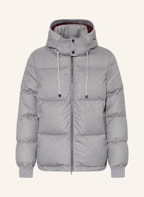 PESERICO Down jacket with removable hood