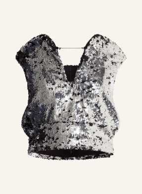 ISABEL MARANT Top MANDY with cut-out and sequins