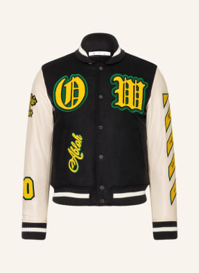Off-White Bomber jacket in mixed materials