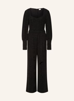 GESTUZ Jumpsuit with glitter thread