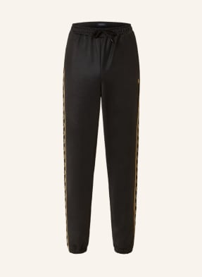 FRED PERRY Track pants with tuxedo stripes 