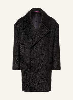VALENTINO Bouclé coat with mohair