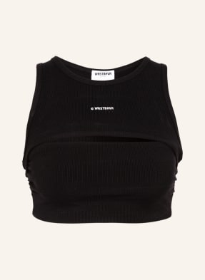 WRSTBHVR Cropped-Top RAVY mit Cut-outs