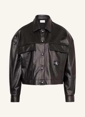 Calvin Klein Jeans Jacket in leather look