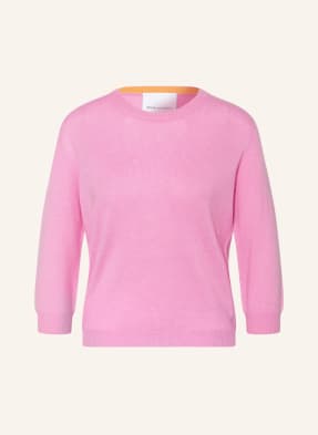 Strick-Hoodie Mit Cashmere Und Schmucksteinbesatz rosa Breuninger Damen Kleidung Pullover & Strickjacken Pullover Sweatshirts 