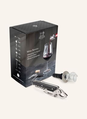 PEUGEOT Set: Corkscrew CLAVELIN and wine pourer ARUM