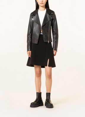 HUGO Leather jacket LARELLA