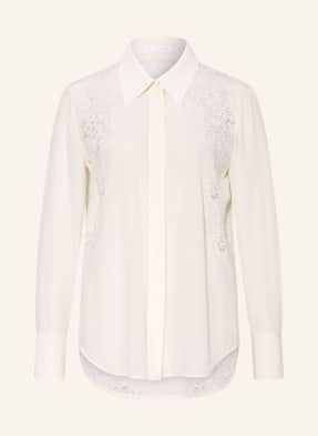 Chloé Shirt blouse in silk with lace