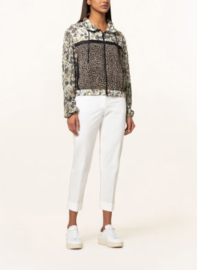 MARC CAIN Bomber jacket in mixed materials