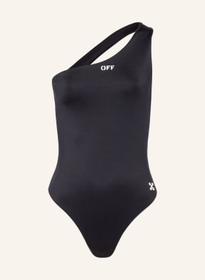 Off-White One-shoulder swimsuit OFF STAMP 
