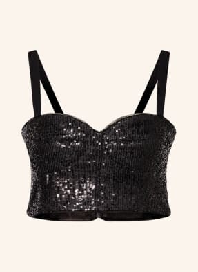 SWING Cropped top with sequins