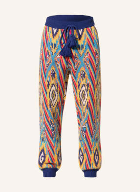 GUCCI Knit trousers in jogger style with mohair