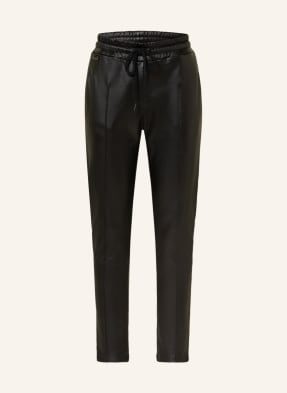ER ELIAS RUMELIS Pants ER LENI in jogger style with leather look