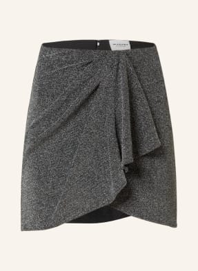 ISABEL MARANT ÉTOILE Rock BERGEN in Wickeloptik mit Glitzergarn