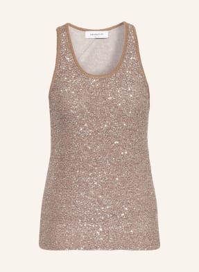 FABIANA FILIPPI Knit top with sequins
