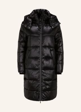 CARTOON Quilted coat with removable hood 