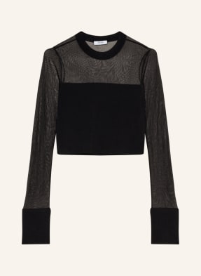REISS Cropped-Top HEATHER