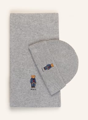 POLO RALPH LAUREN Set: Scarf and hat