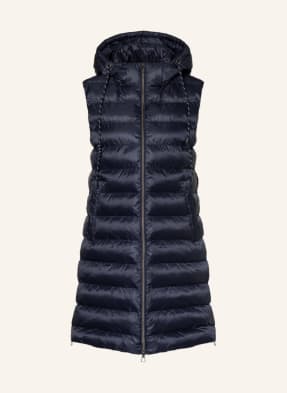 darling harbour Quilted vest with removable hood 