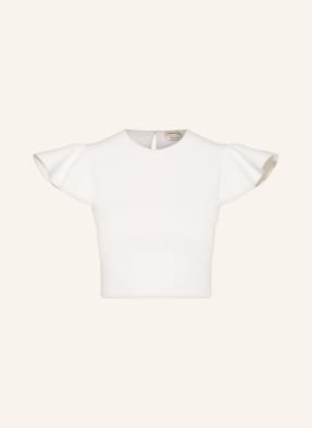 Alexander McQUEEN Cropped top with frills