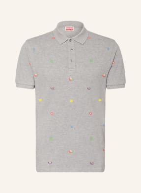 KENZO Piqué polo shirt with embroidery