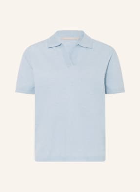 (THE MERCER) N.Y. Knitted polo shirt with merino wool