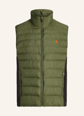POLO RALPH LAUREN Quilted jacket in mixed materials