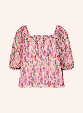 GANNI Shirt blouse made of pleated fabric